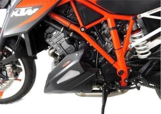 KTM 1290 Superduke R 14-2019  Belly Pan Gloss Black & Silver Mesh Powerbronze BSB
