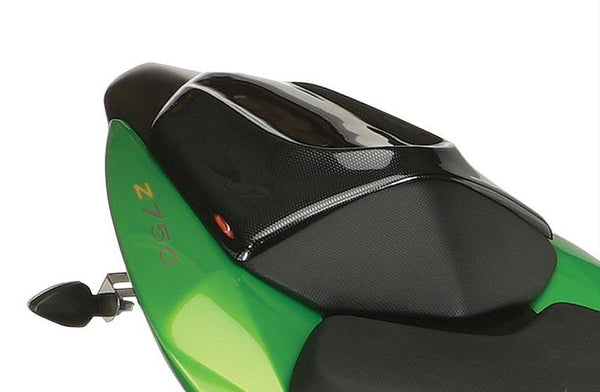 Kawasaki Z750R  11-2012 Gloss Black & Silver Mesh Seat Cowl Seat Hump Powerbronze RRP £90