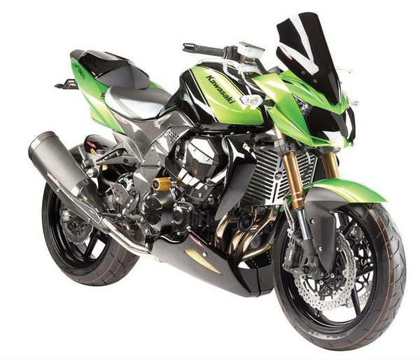 Kawasaki Z750R  11-2012 Gloss Black & Silver Mesh Seat Cowl Seat Hump Powerbronze RRP £90