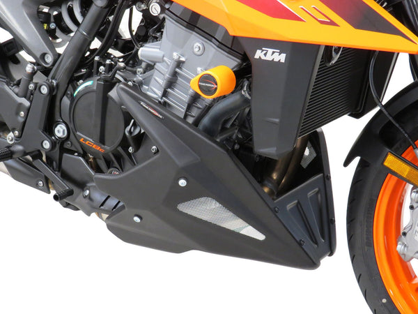 KTM 990 Duke 24-2025 Belly Pan Gloss Black & Silver Mesh by Powerbronze BSB