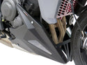 Triumph Trident 660 21-2025  Matt Black & Silver Mesh Belly Pan Powerbronze