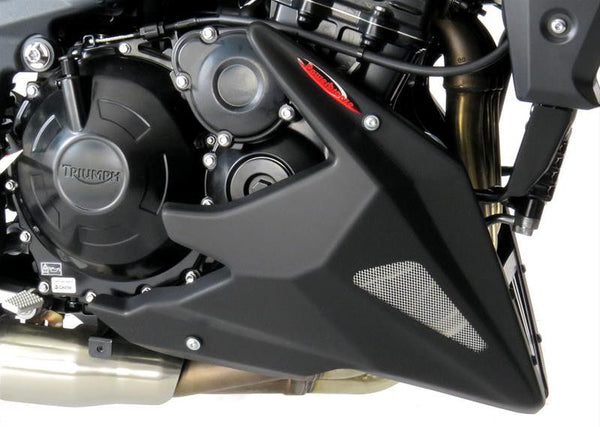 Triumph Tiger 1050 Sport 13-2020 Gloss Black & Silver Mesh Belly Pan Powerbronze