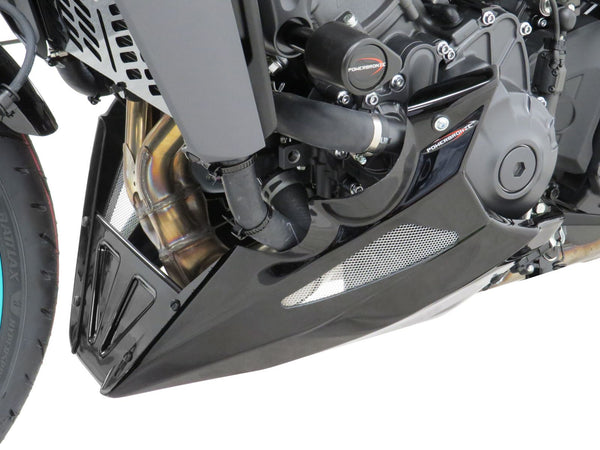 Yamaha MT-09 ,2024 > Belly Pan Matt Black & Silver Mesh Powerbronze RRP £172