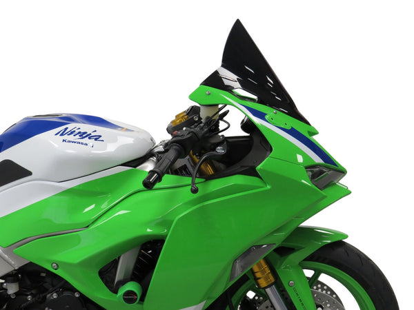 Kawasaki ZX6-R  24-2025  Airflow Dark Tint Xtra High DOUBLE BUBBLE SCREEN by Powerbronze