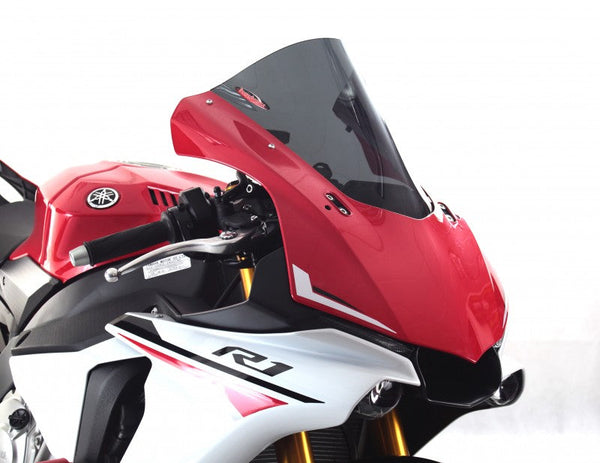 Yamaha YZF-R1 15-2019  Airflow Solid BLACK Double Bubble Screen by Powerbronze.