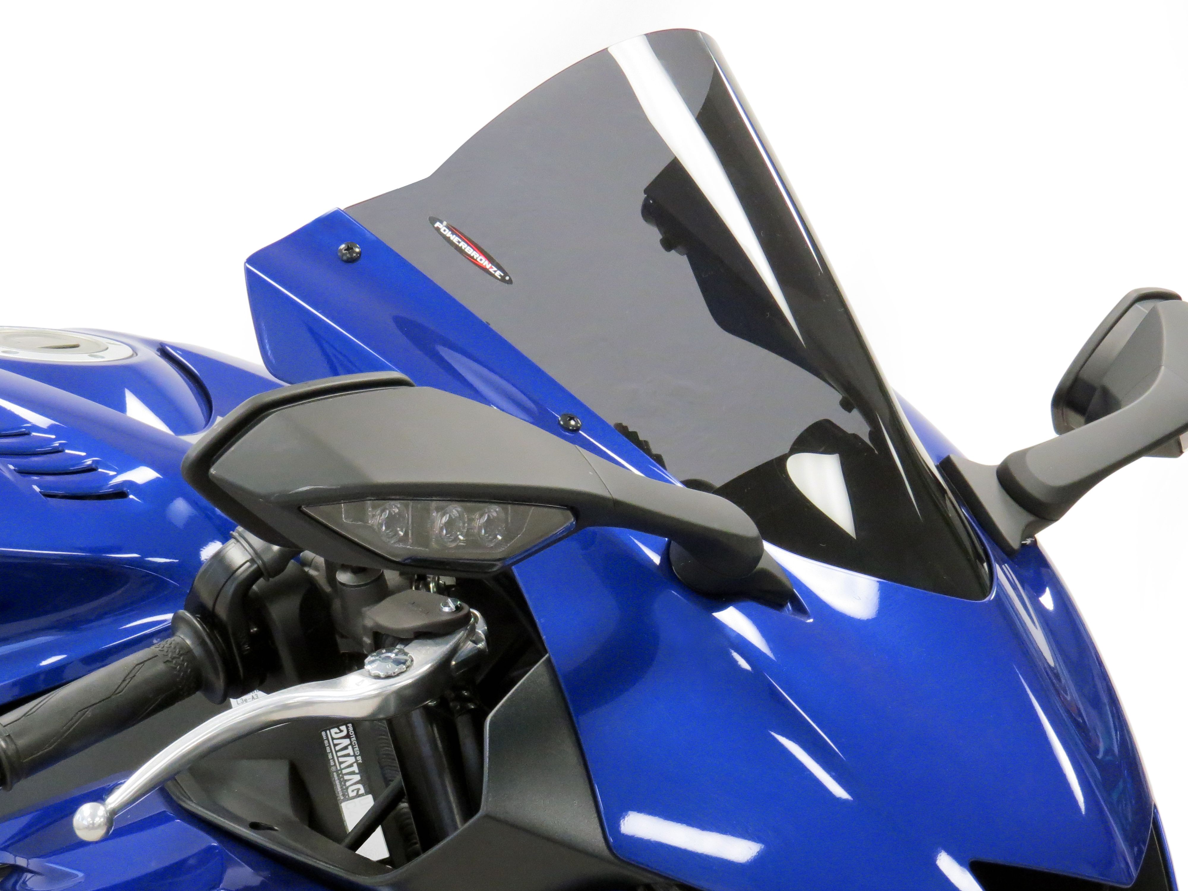 ★エアロ新品★【YAMAHA マジェスティ】LEDレインボー328パターン‼︎‼︎ Yamaha YZF-R7 21-2024 Airflow Light Tint DOUBLE BUBBLE SCREEN