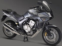 Fits Honda CBF600 half faired  04-2013   Solid Black Original Profile SCREEN Powerbronze