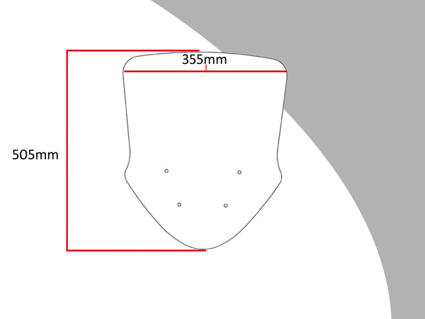 Suzuki DL650 V-Strom  Aug 11-2016  Light Tint (505mm hi) Touring  SCREEN Powerbronze.