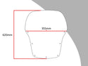 Triumph Trophy ,91-1995 Light Tint Flip/Tall (420mm  hi) SCREEN  Powerbronze.
