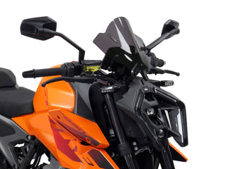 KTM 990 Duke   2024-2025  Dark Tint LIGHT SCREEN 260mm High by Powerbronze.RRP £110