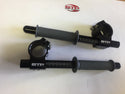 STP Tek2 Universal 50mm Clip-ons with Renthal Grips