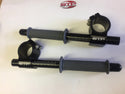 STP Tek2 Universal 50mm Clip-ons with Renthal Grips