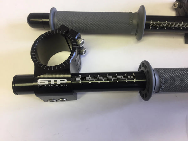 STP Tek2 Universal 50mm Clip-ons with Renthal Grips
