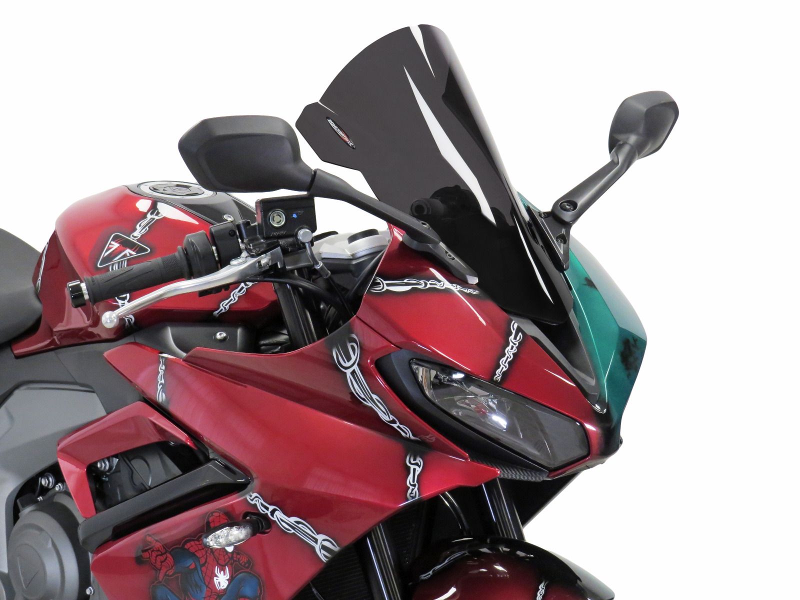Triumph Daytona 660 24-2025 Airflow Dark Tint DOUBLE BUBBLE SCREEN