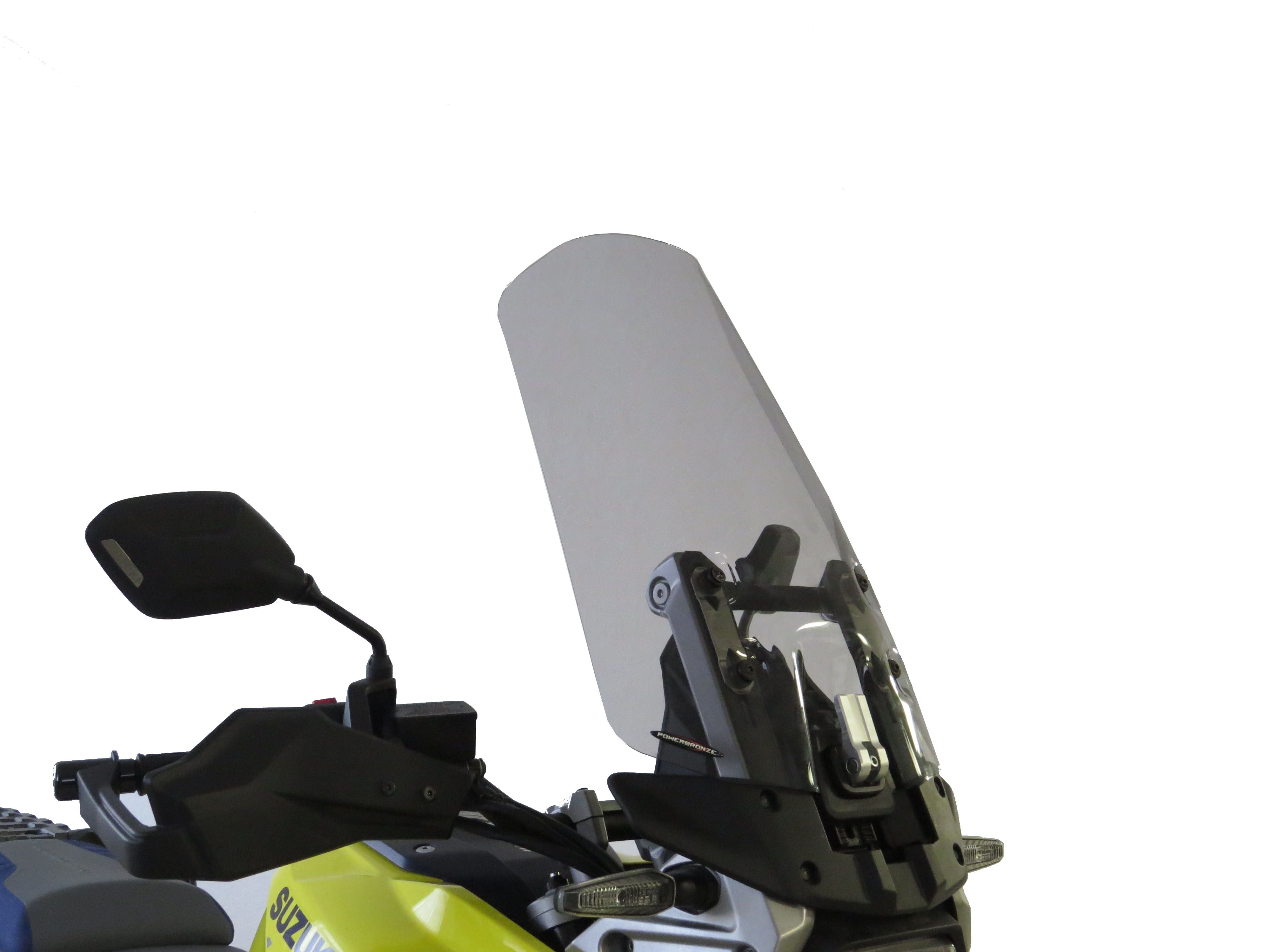 Suzuki V-Strom 1050 & XT 20-2025 Clear 550mm high Touring SCREEN