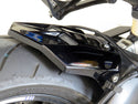 Yamaha MT-09 & FZ-09  17-2020 Matt Black & Silver Mesh Rear Hugger by Powerbronze