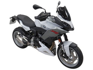 BMW F900XR   20-2025 Belly Pan Gloss White & Silver Mesh  Powerbronze
