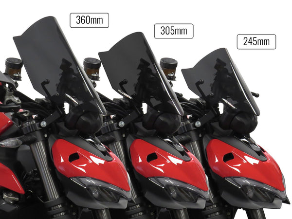 Ducati streetfighter V2  22-24  Dark Tint LIGHT SCREEN (360mm high) Powerbronze.RRP £110