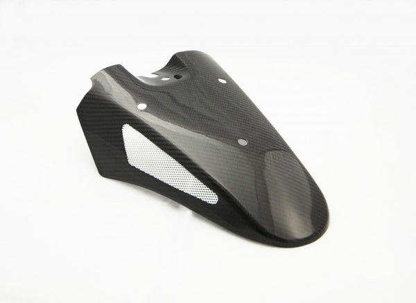 Fits Honda CB1000R  08-2017  Gloss Black & Silver Mesh Rear Hugger  Powerbronze