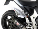 Fits Honda CB1000R  08-2017  Gloss Black & Silver Mesh Rear Hugger  Powerbronze
