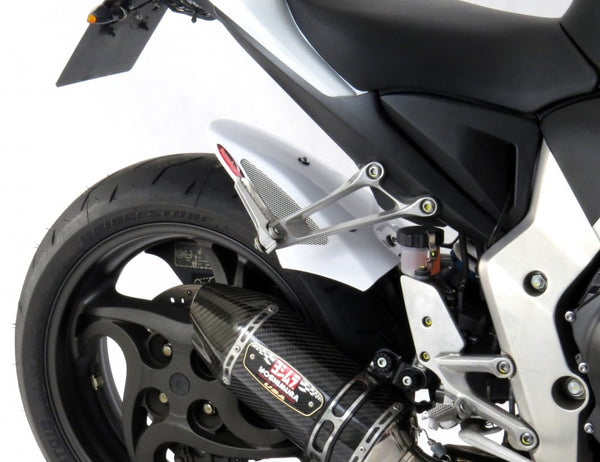 Fits Honda CB1000R  08-2017  Gloss Black & Silver Mesh Rear Hugger  Powerbronze