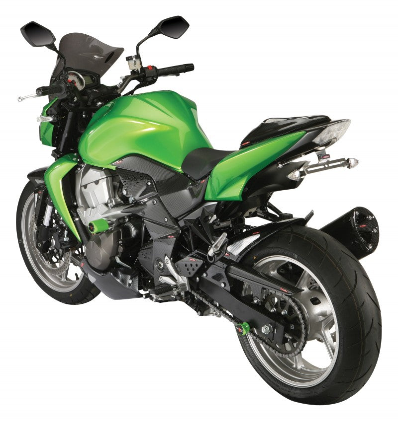 Kawasaki Z750S 2004-2007 Carbon Look & Silver Mesh Rear Hugger by