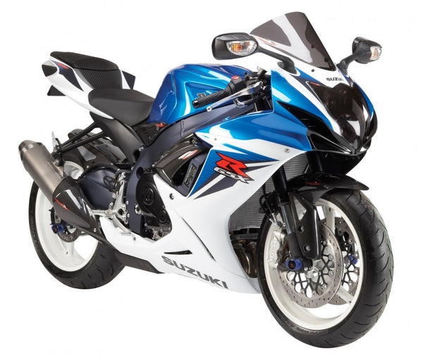 Suzuki GSXR600 & GSXR750  11-18  Rear Hugger Powerbronze Gloss Black & Silver Mesh.