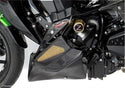 Kawasaki  Z1000 2007-2009 Belly Pan Gloss Black with Silver Mesh by Powerbronze