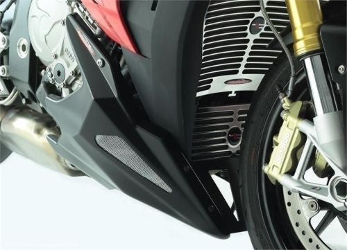 BMW S1000R  14-2020 Belly Pan White with Silver Mesh Powerbronze RRP £172