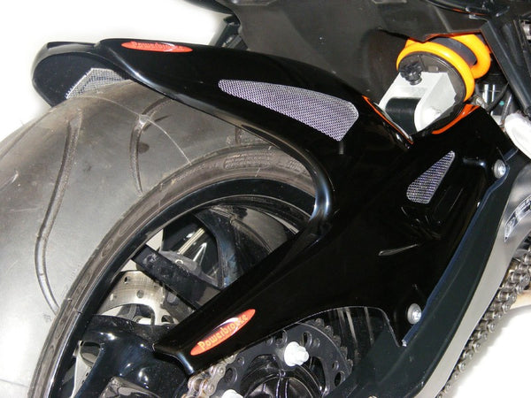 BMW F800R 09-2019 Carbon Look & Silver Mesh Rear Hugger  Powerbronze RRP £139