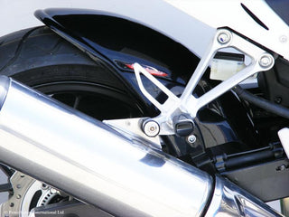 Fits Honda CB500 X 2013-2018  Matt  Black & Silver Rear Hugger by Powerbronze