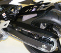 Suzuki GSR750   2011-2016   Gloss Black & Silver Mesh Rear Hugger Powerbronze