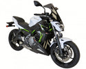 Kawasaki  Z650   2017-2025 Belly Pan  Matt Black & Silver Mesh by Powerbronze.