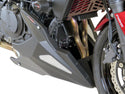 Kawasaki Z400   2019-2025  Belly Pan Carbon Look with Silver Mesh by Powerbronze