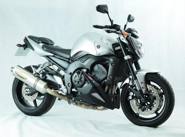 Yamaha FZ-1N & FZ-1 Fazer 06-2015  Belly Pan Gloss Black with Silver Mesh by Powerbronze
