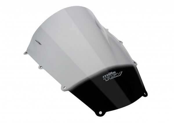 Aprilia RSV Mille 01-03 Airflow Light Tint DOUBLE BUBBLE SCREEN WITH LOGO Powerbronze