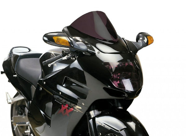 Fits Honda CBR1100XX Blackbird Airflow Dark Tint DOUBLE BUBBLE SCREEN by Powerbronze