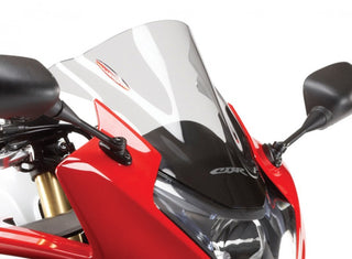 Fits Honda CBR600F  11-2013 Airflow Dark Tint DOUBLE BUBBLE SCREEN by Powerbronze