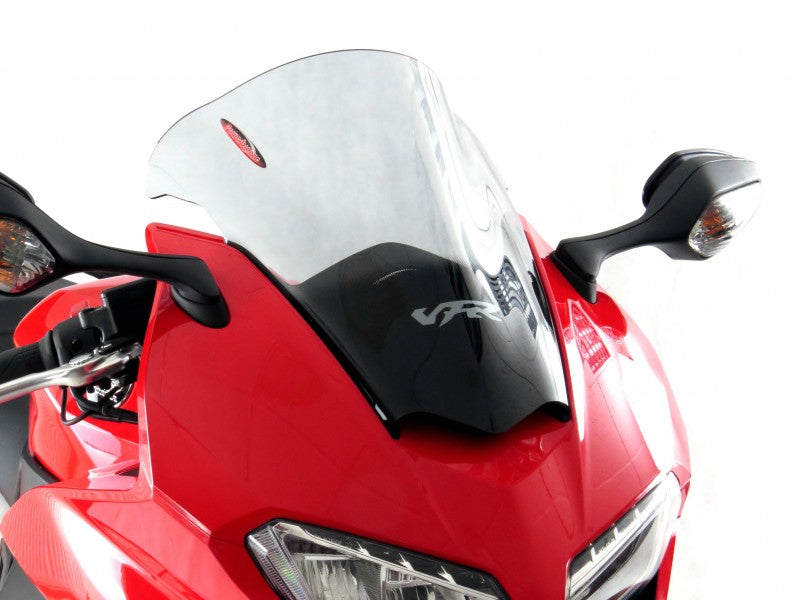 Honda VFR800F 142020 Airflow Dark Tint DOUBLE BUBBLE SCREEN by Powerb STP Racing Products Honda VFR800F 142020 Airflow Dark Tint DOUBLE BUBBLE SCREEN by Powerb STP Racing Products