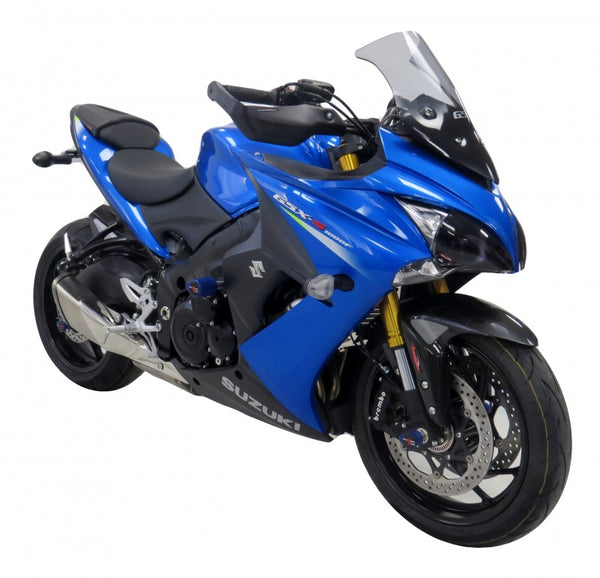 Suzuki GSX-S1000 F 15-2021 Airflow Light Tint DOUBLE BUBBLE SCREEN by Powerbronze