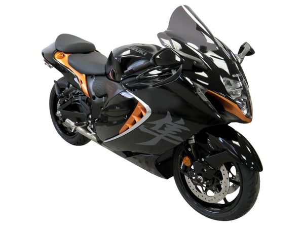 Suzuki GSX1300R Hayabusa 21-2024 Dark Tint DOUBLE BUBBLE SCREEN Powerbronze