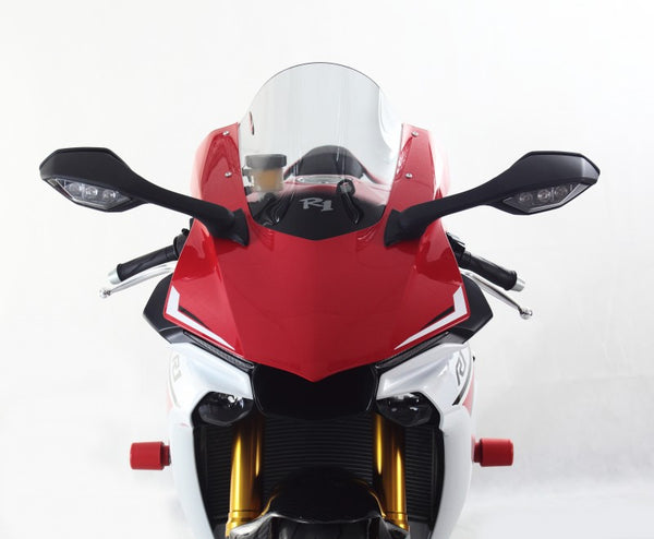 Yamaha YZF-R1 15-2019  Airflow Dark Tint DOUBLE BUBBLE SCREEN by Powerbronze.
