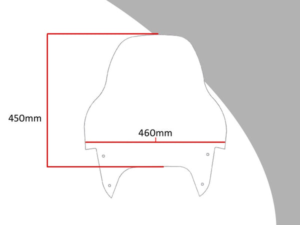 BMW K75S  86-1995 Light Tint Original Profile Flip/Tall SCREEN Powerbronze.