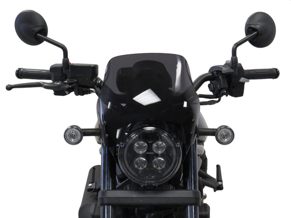 Fits Honda CMX1100 Rebel 21-24  Clear (225mm high) Light SCREEN Powerbronze.