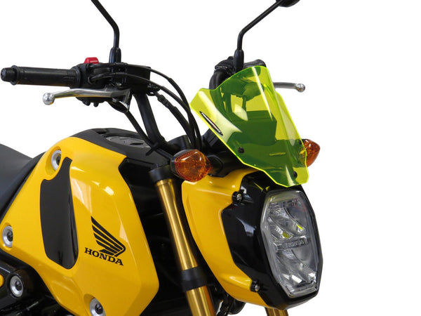 Fits Honda MSX 125 Grom 21-24  Dark Tint (225mm high) Light SCREEN Powerbronze.