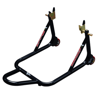 MotoGP 1 Piece Bobbin Spool Fitment  Rear Track Paddock Stand - Black
