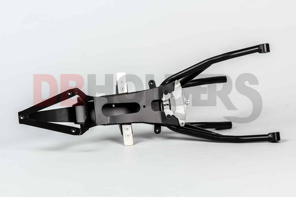 Aprilia RS660 2021 Black Anodised  Aluminium Rear Subframe by DB Holders.