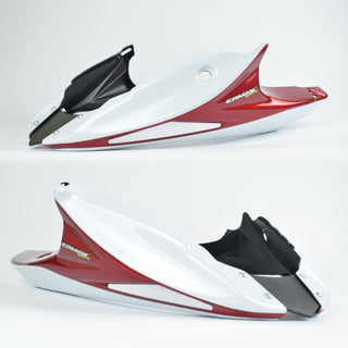 Honda CB1000R 2011 - 2017 Belly Pan White with Red Stripes (HRC) Ermax