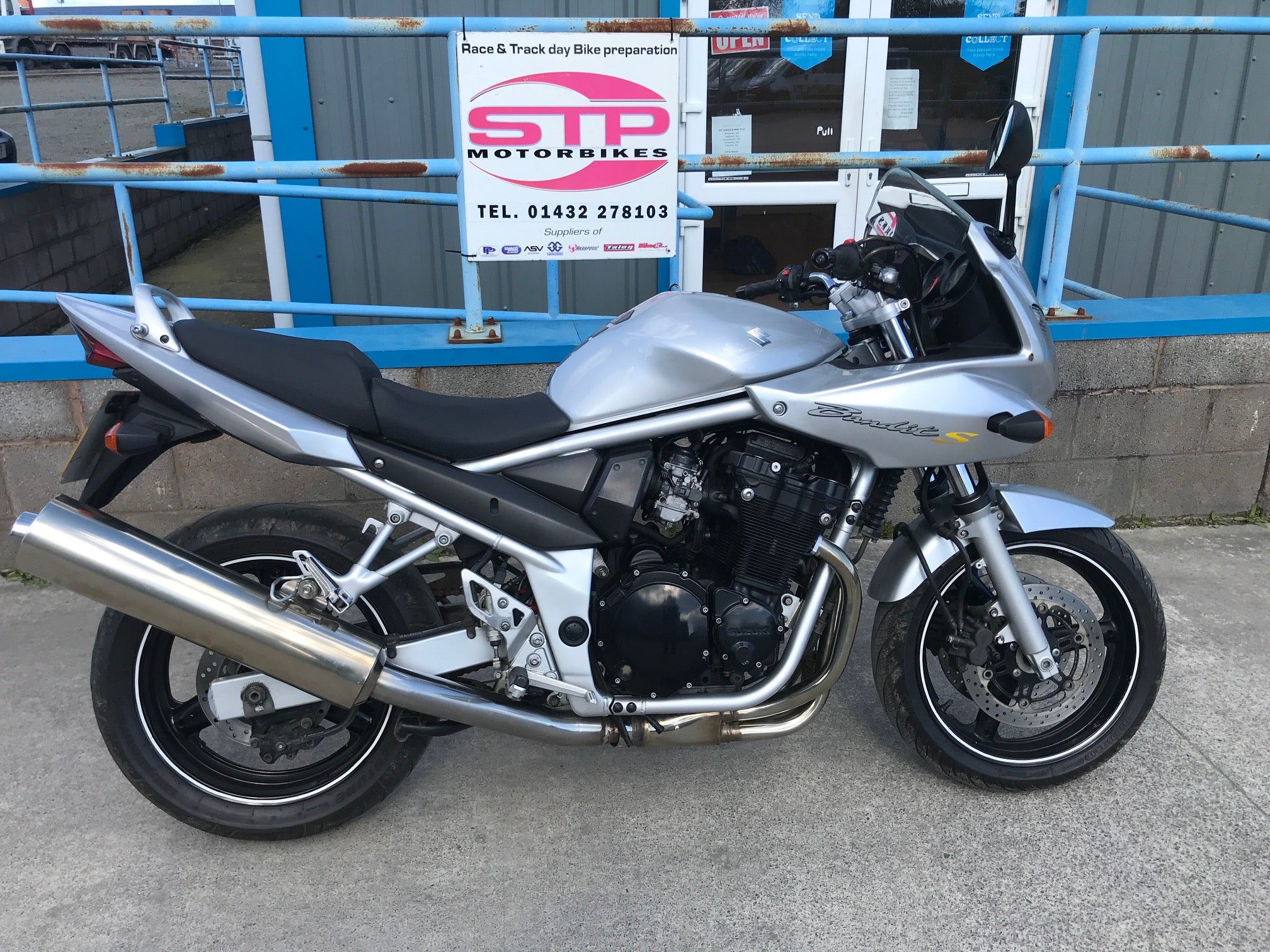 2005 Suzuki GSF650S K5 Bandit Silver Ideal first bike or commuter NOW STP Racing Products