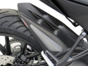 Yamaha MT-125  2020-2025 Matt Black & Silver Mesh Rear hugger by Powerbronze
